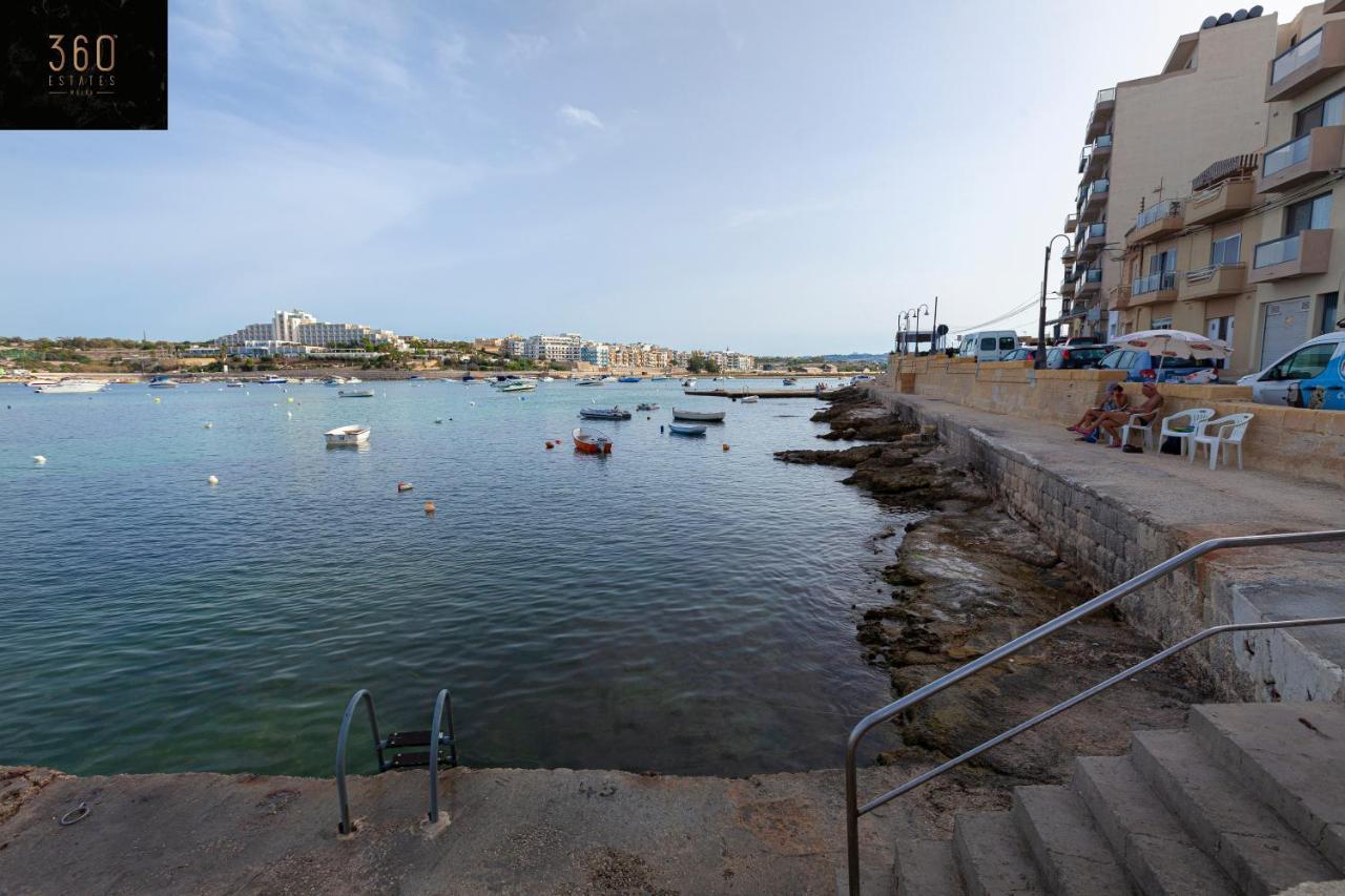 High Floor Seafront Penthouse, Opp Beach & Wifi Ac By 360 Estates St. Paul's Bay Exterior photo