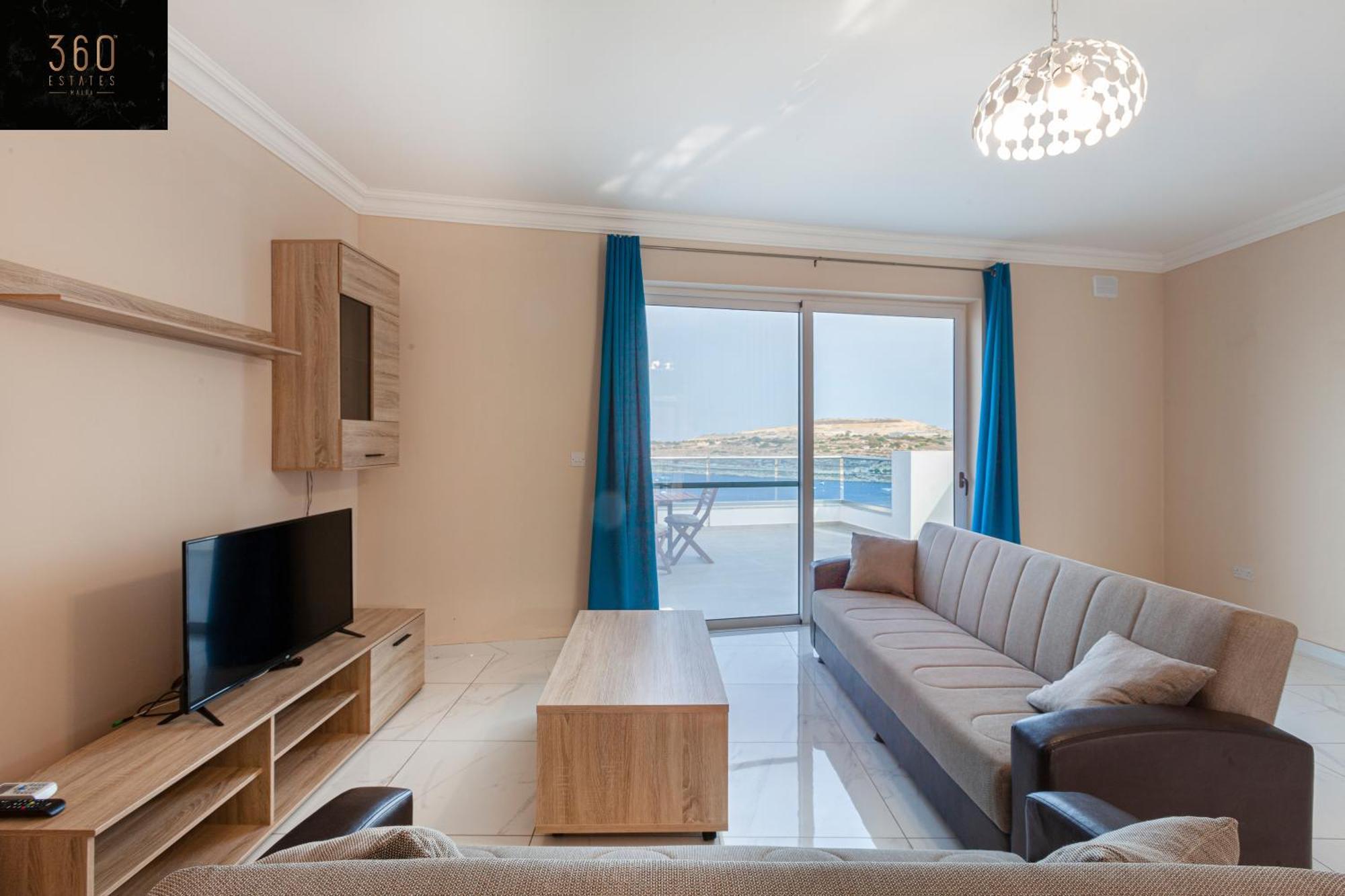 High Floor Seafront Penthouse, Opp Beach & Wifi Ac By 360 Estates St. Paul's Bay Exterior photo